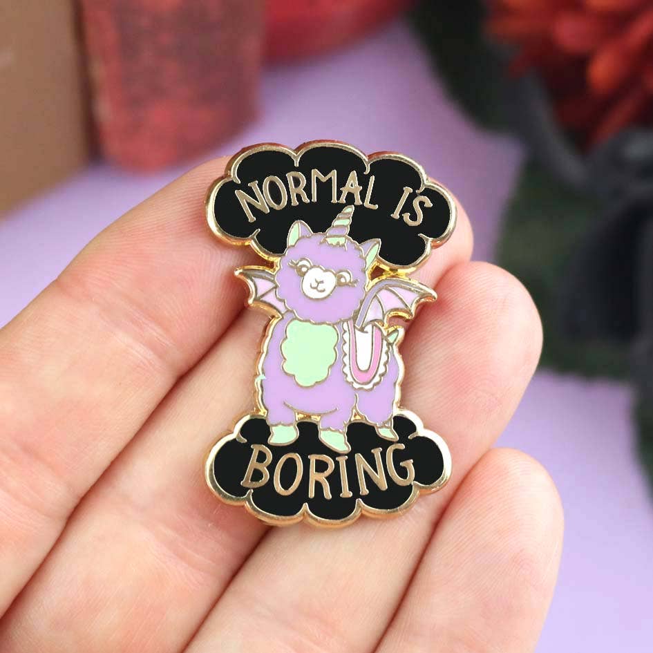 Jubly-Umph - Normal Is Boring Lapel Pin