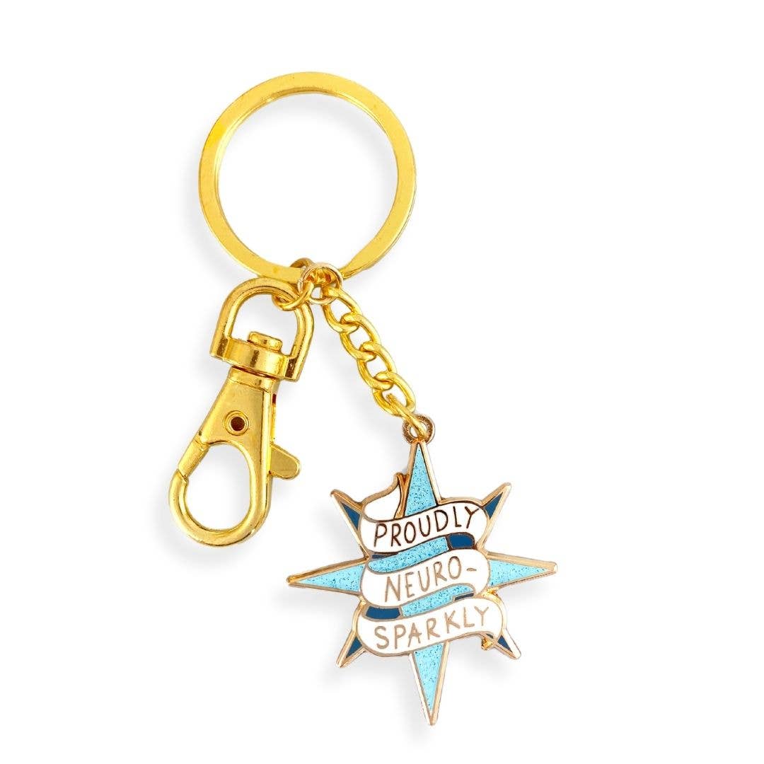 Jubly-Umph - Proudly Neuro-Sparkly Keychain
