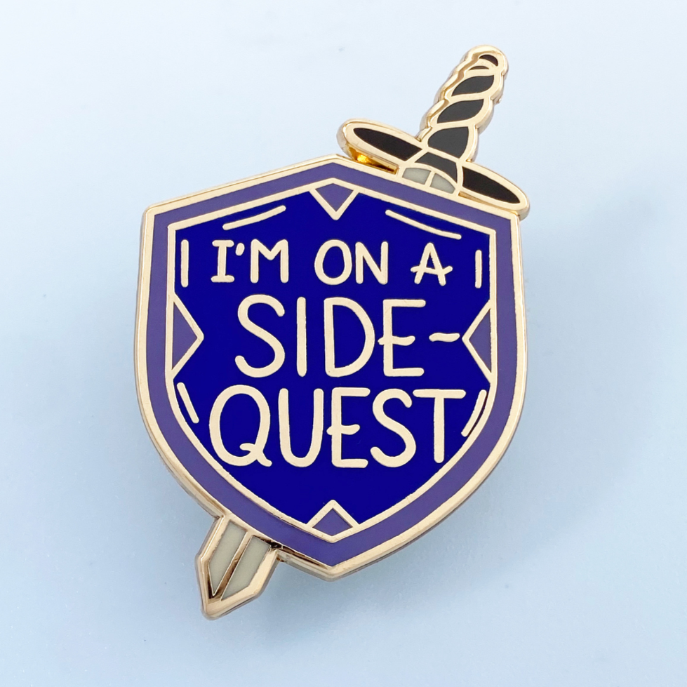 Jubly-Umph - I'm On A Side Quest Lapel Pin