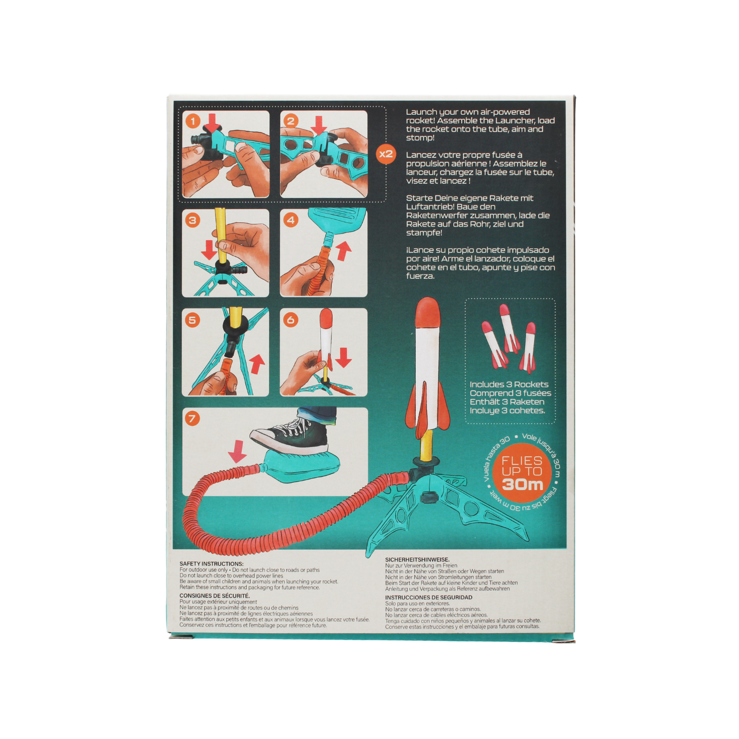 Air-Powered Rocket Set NZ – Outdoor Fun & STEM Learning for Kids 3+