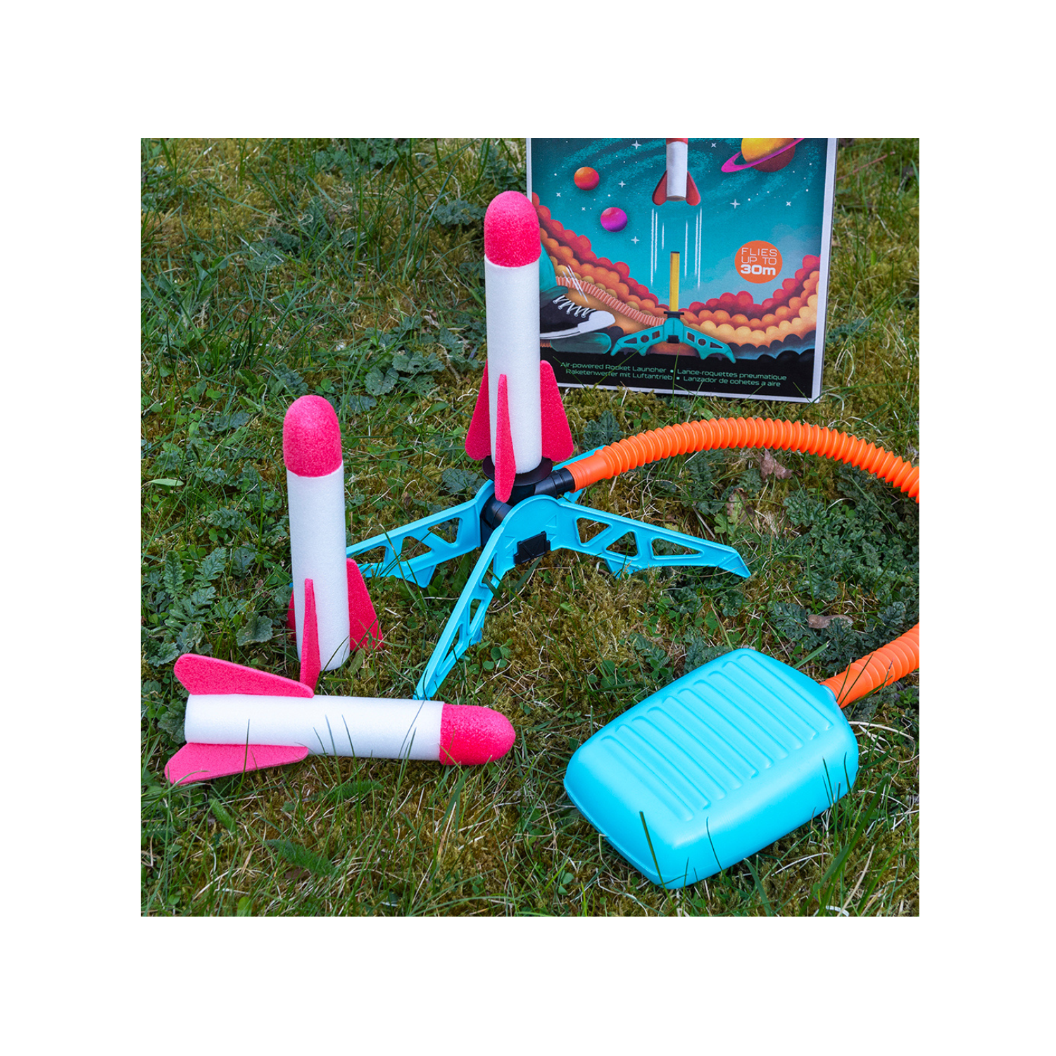 Air-Powered Rocket Set NZ – Outdoor Fun & STEM Learning for Kids 3+