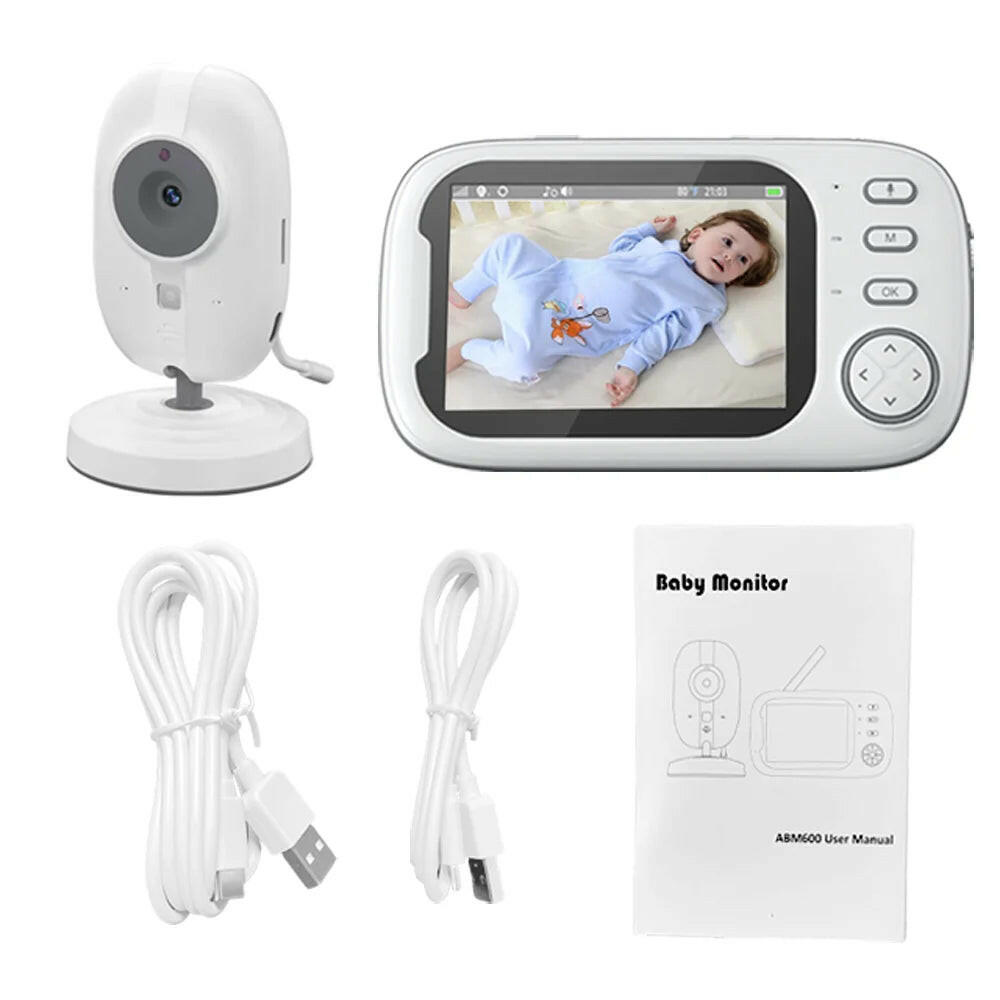 3.5 Inch Wireless Video Baby Monitor Night Vision