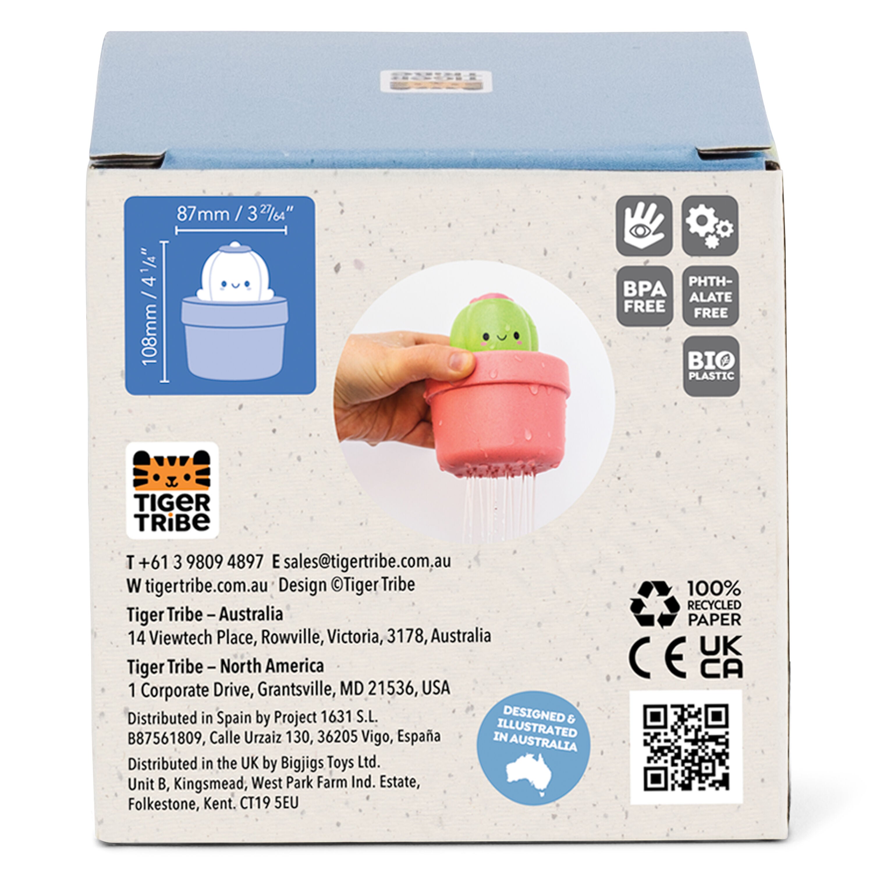 Bath Pop-Up - Cactus By Tiger Tribe: Ages 0-4