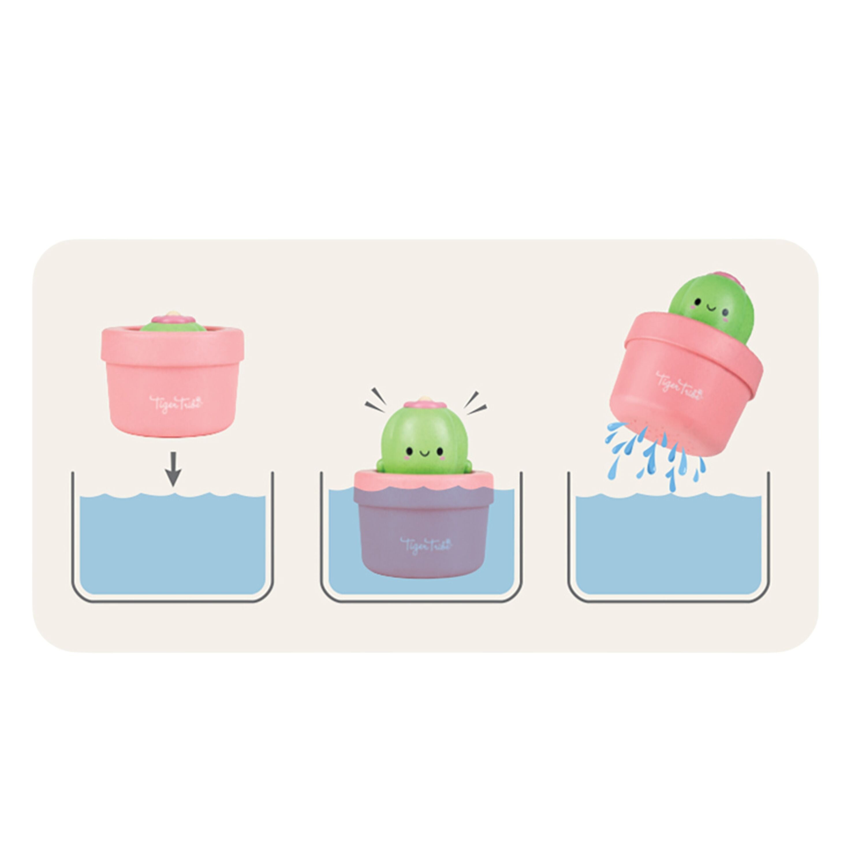 Bath Pop-Up - Cactus By Tiger Tribe: Ages 0-4