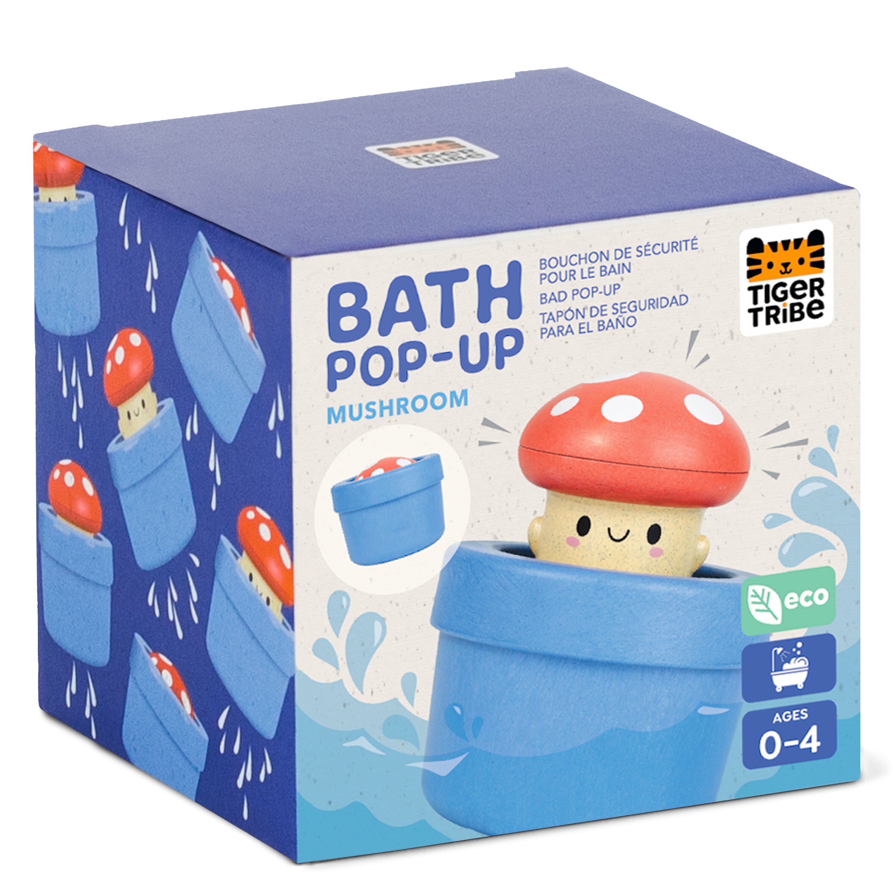 Bath Pop-Up - Mushroom By Tiger Tribe Ages 0-4