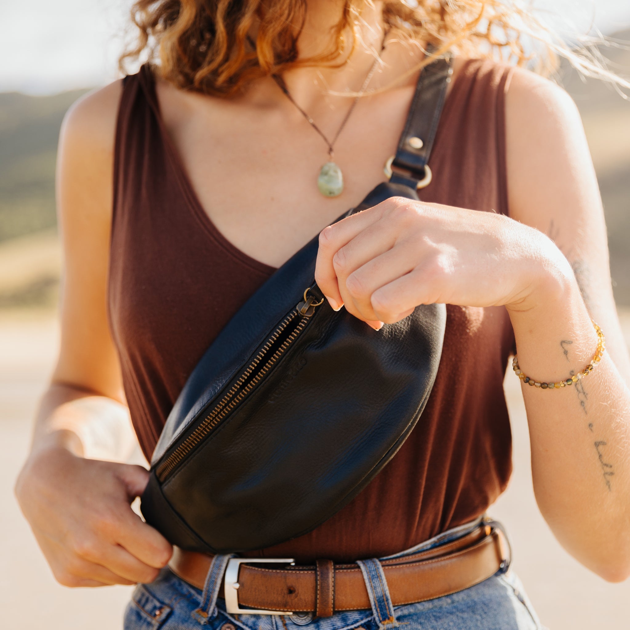Beeby Bumbag in Black by Duffle&Co