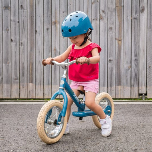 Kids Bike Helmet Vintage Blue – CoConuts | Children’s Helmet NZ