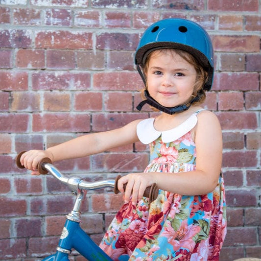Kids Bike Helmet Vintage Blue – CoConuts | Children’s Helmet NZ