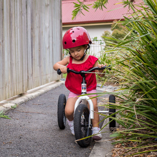 Kids Bike Helmet Vintage Red – CoConuts | Children’s Helmet NZ