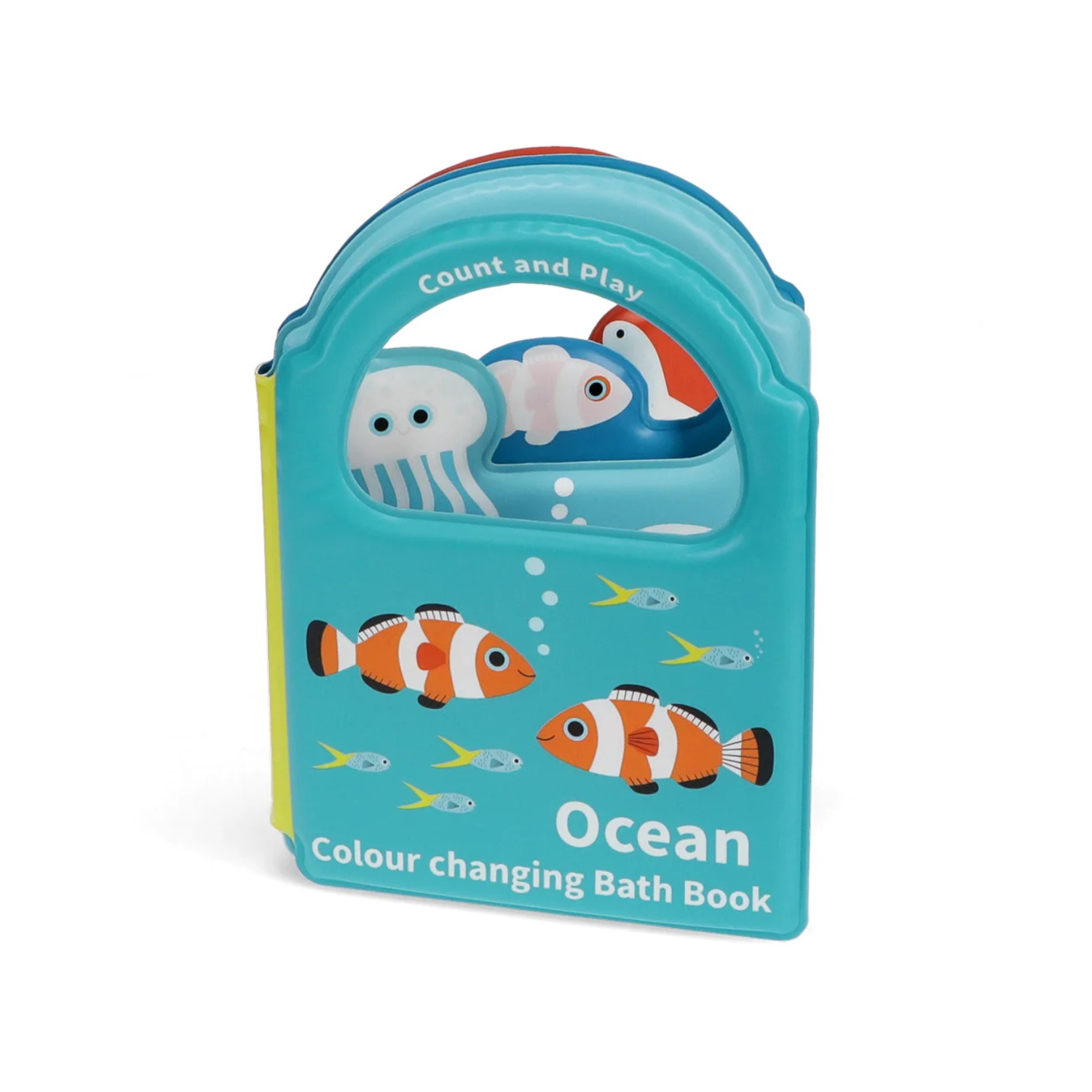 Colour Changing Bath Book NZ – Ocean Creatures for Babies & Toddlers