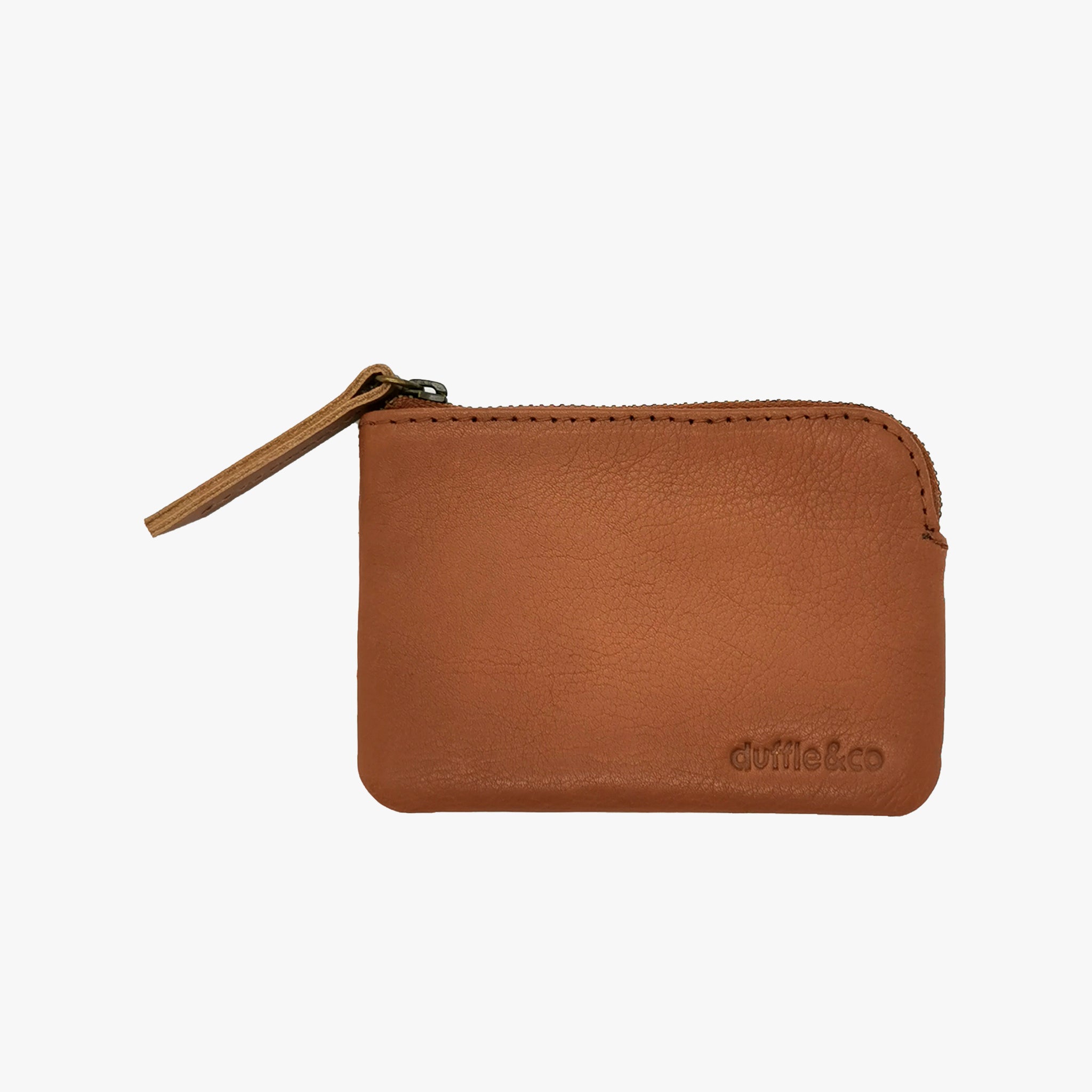 Leather Cooke Pouch in Tan, Navy, Black or Chocolate by Duffle&Co