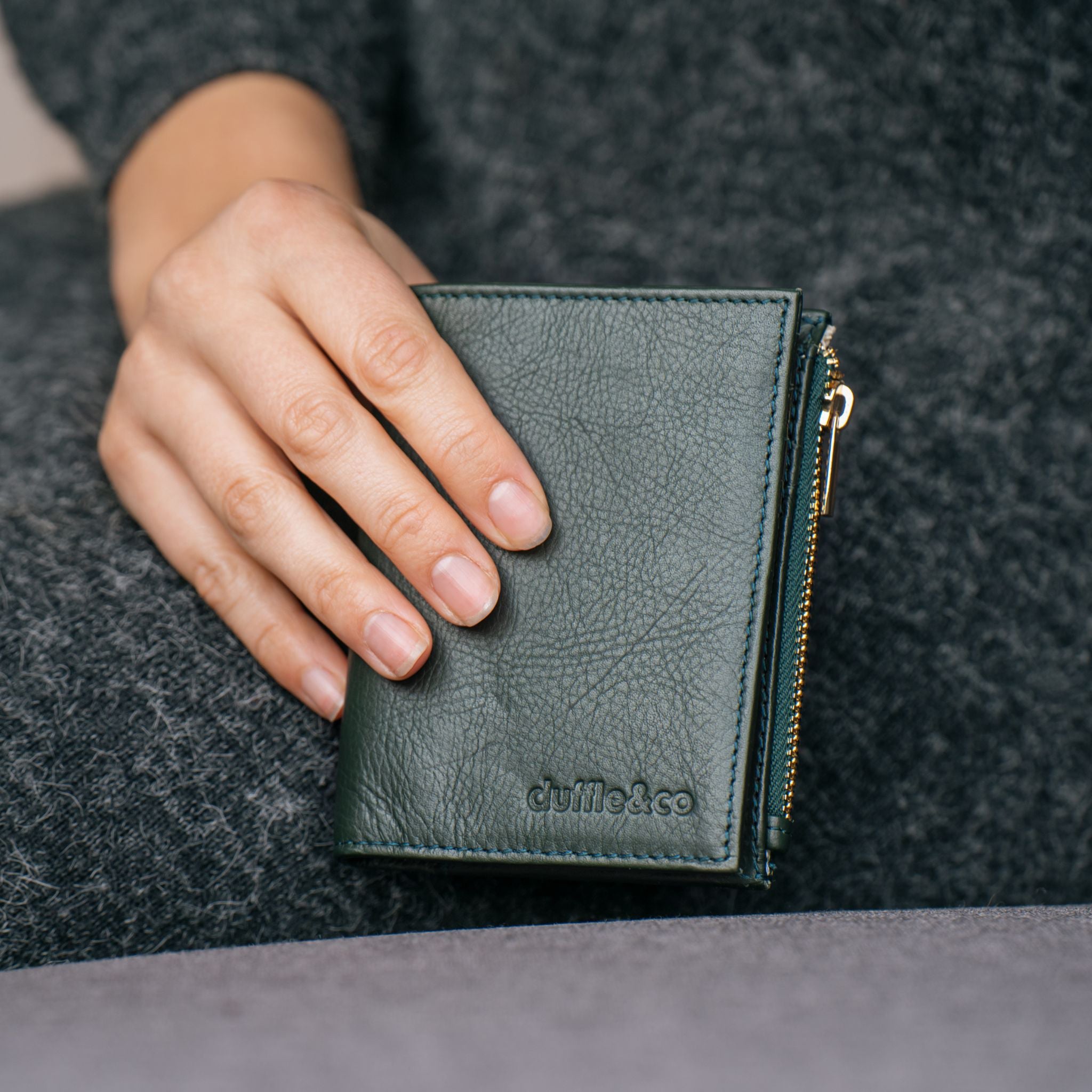 Winona Wallet in Black or Forest by Duffle&Co