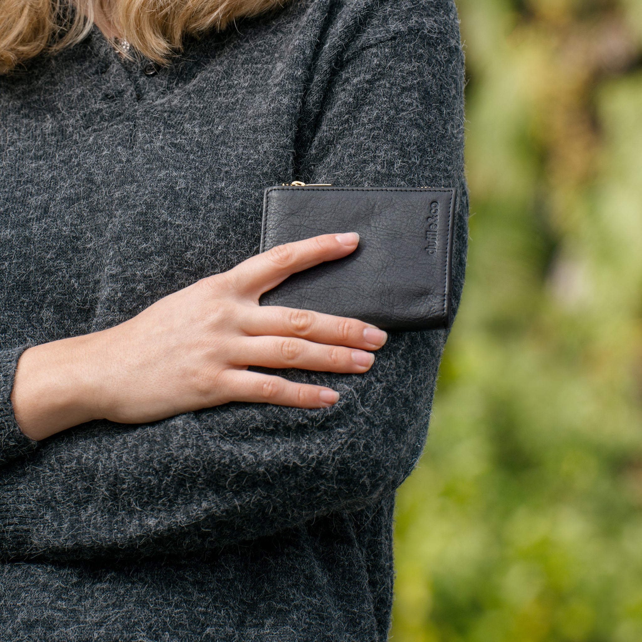 Winona Wallet in Black or Forest by Duffle&Co
