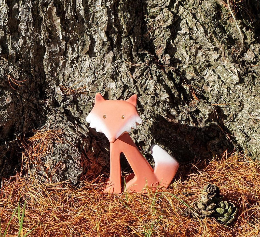 Fox Natural Rubber Teether By Tikiri: Age 0+