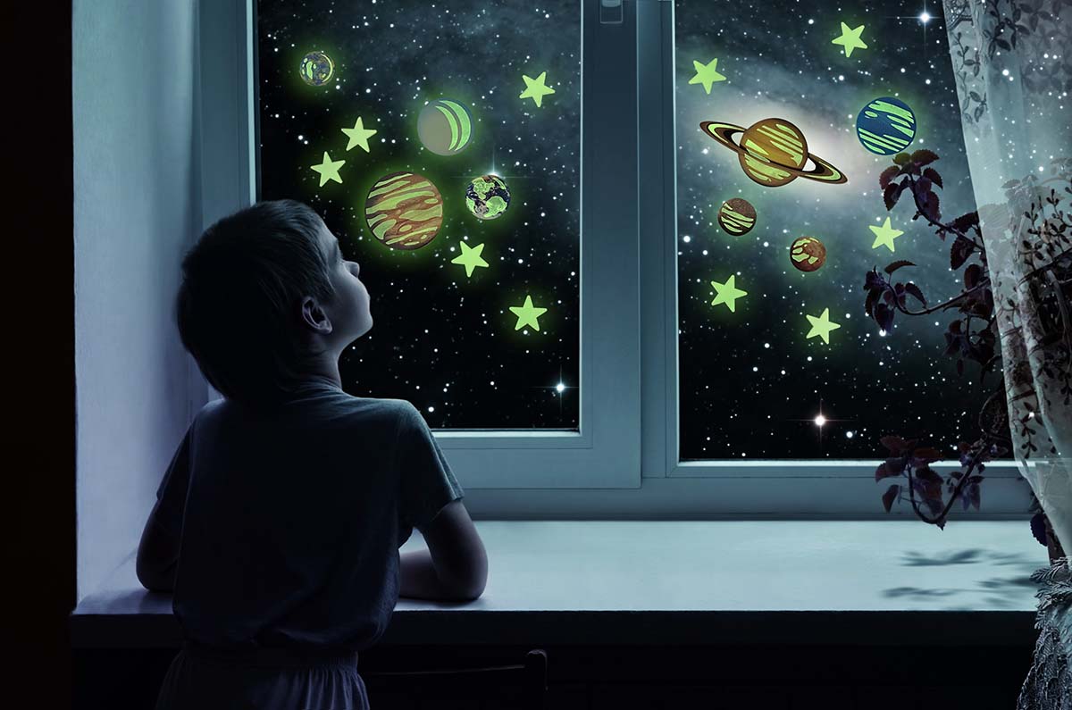 Glow Planets & Super Nova 100pcs in Box By 4M