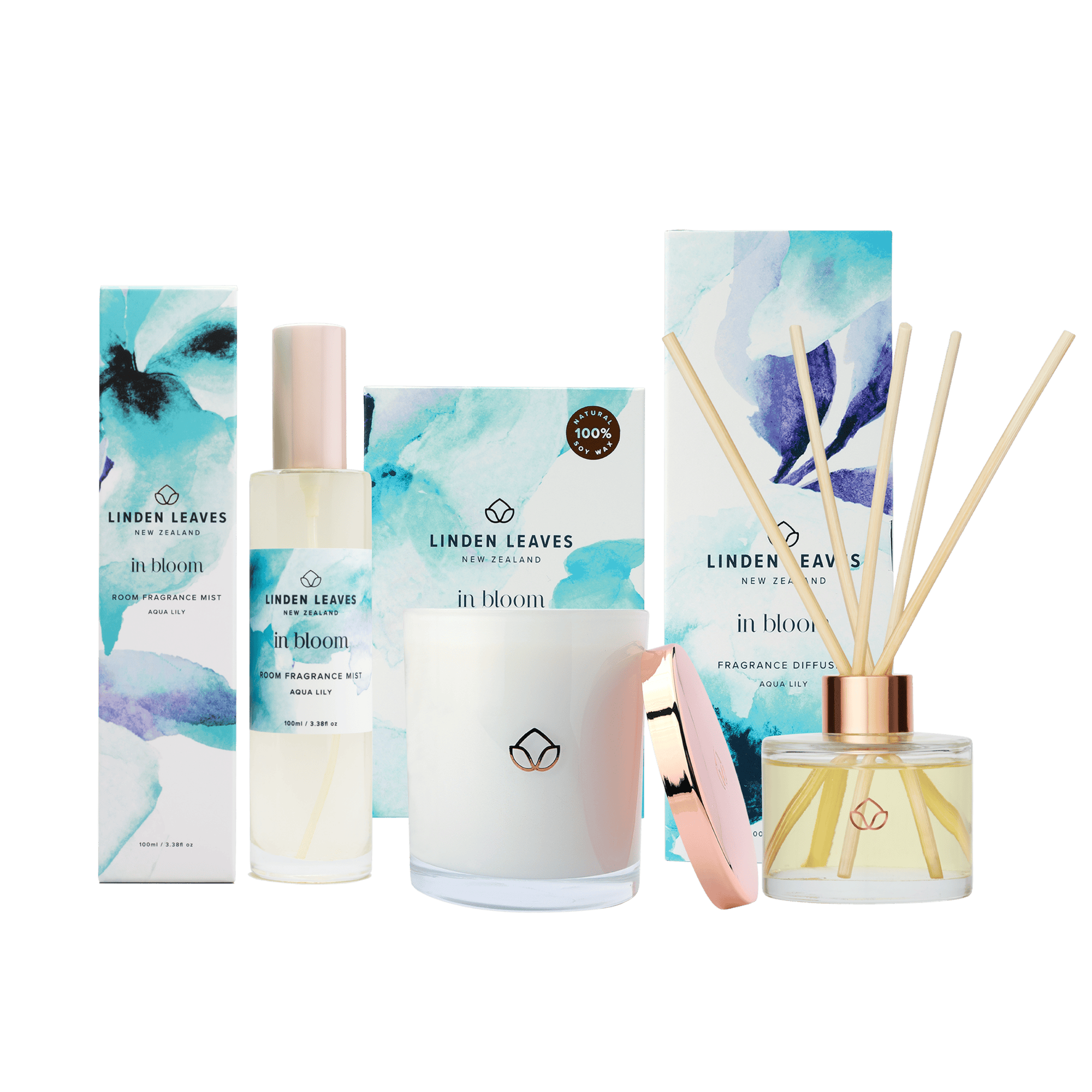 Aqua Lily - Room Mist, Candle & Diffuser