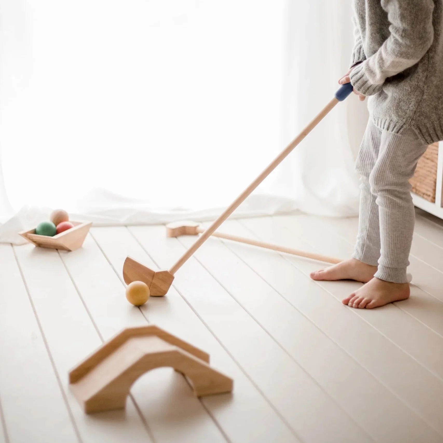 Mini Golf Set - QToys | Wooden Toy NZ