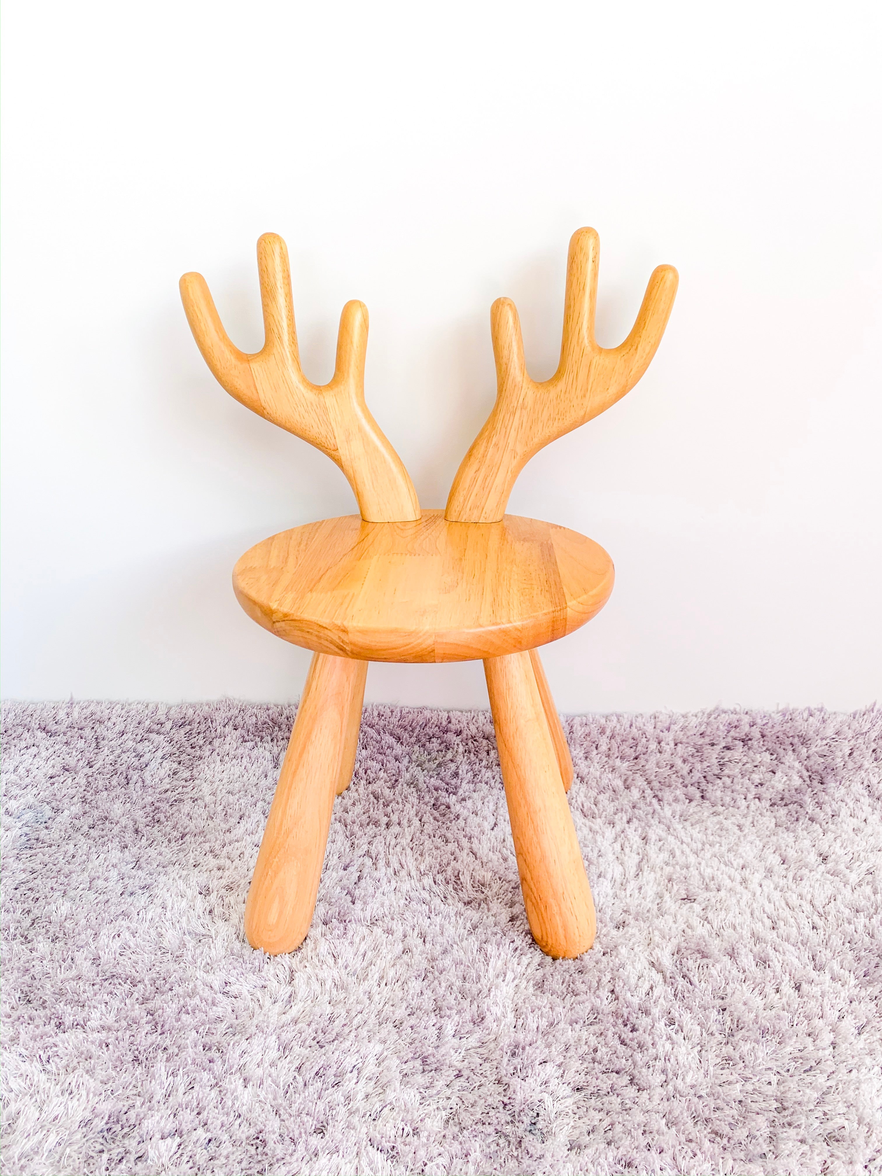 Solid Wood Kids Furniture Zoo Moose Chair