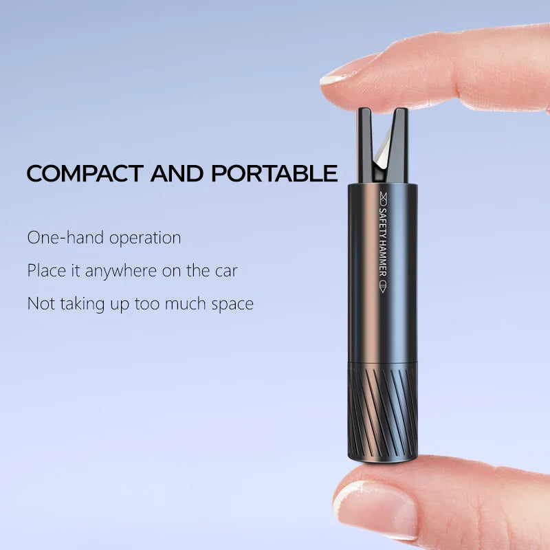 Emergency Rescue Tool: Essential 2-in-1 Car Glass Breaker and Seatbelt Cutter with Durable Tungsten Steel Hammer