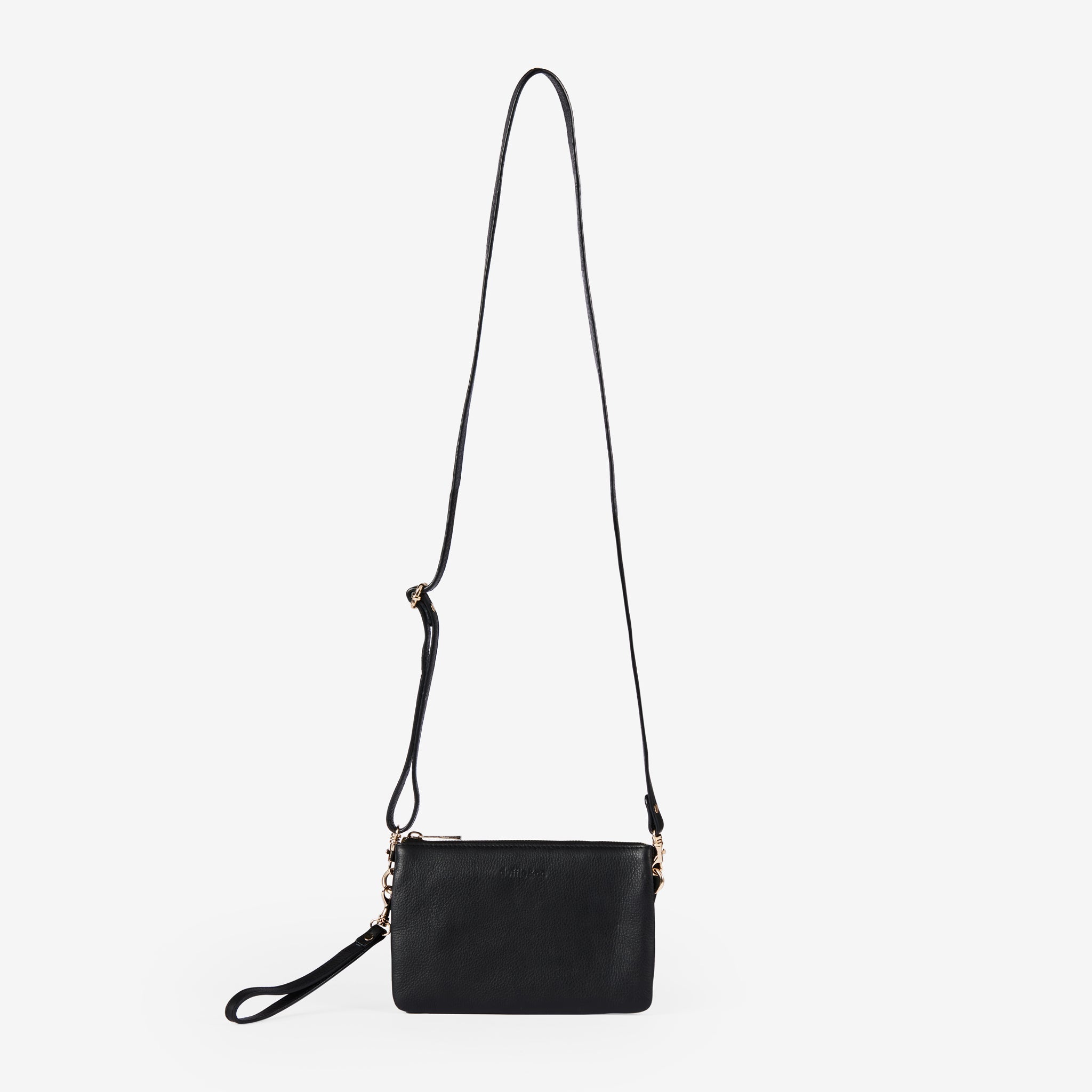 Sienna Triple Crossbody in Forest or Black by Duffle&Co