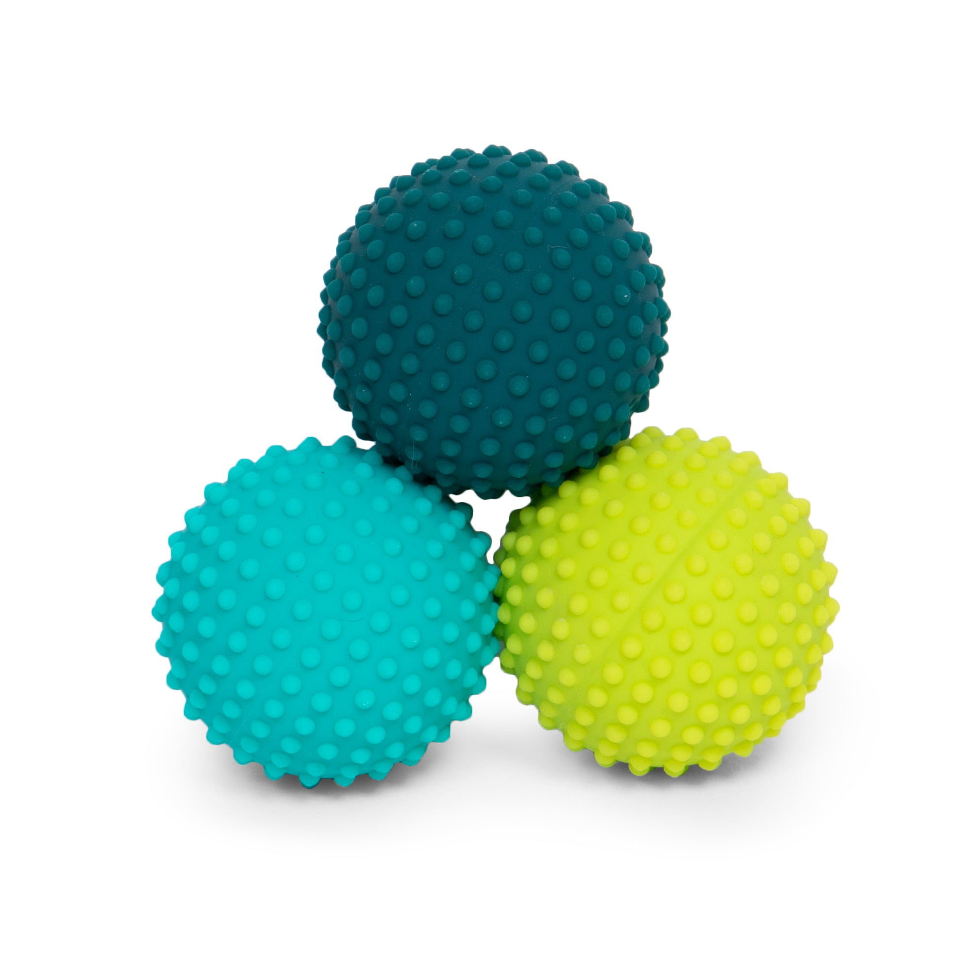 Soft Silicon covered Fidget Magnets: 3pc Set in Green By Speks