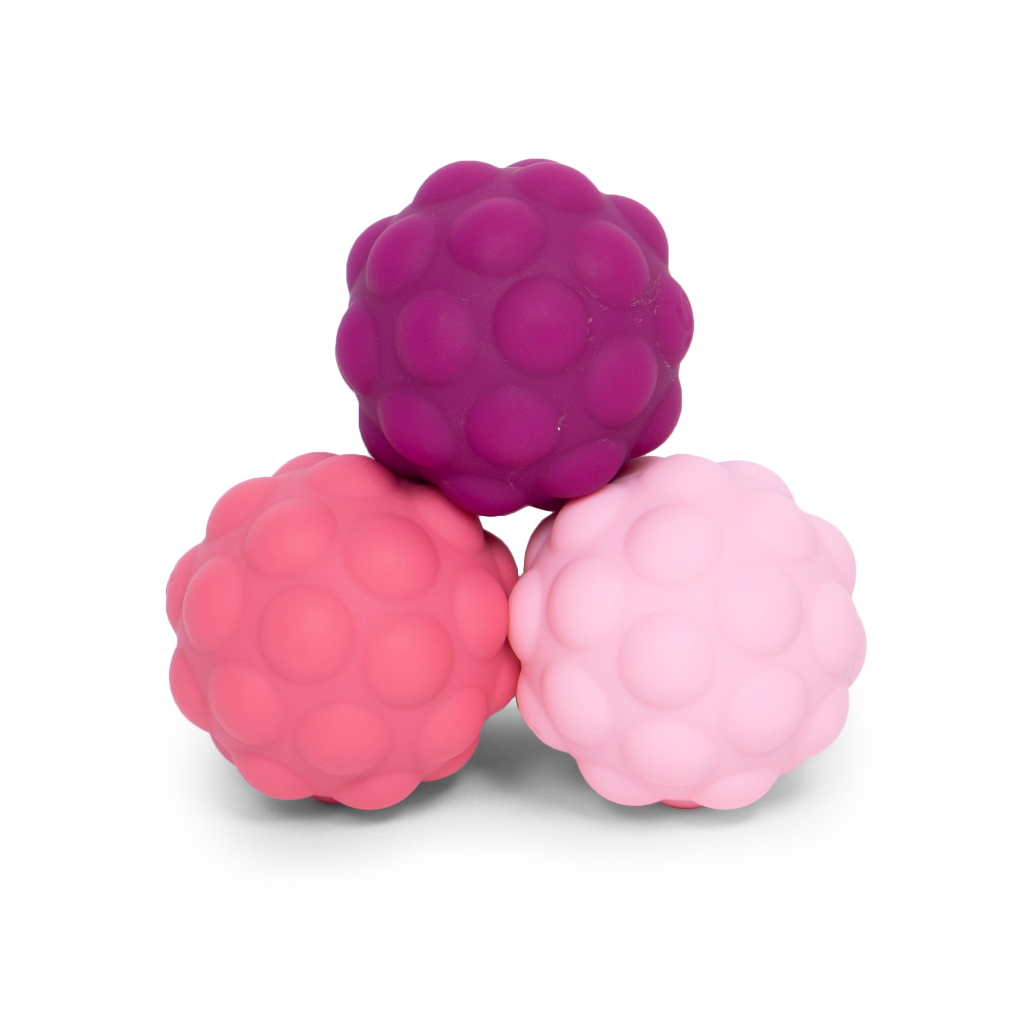Soft Silicon covered Fidget Magnets: 3pc Set in Purple By Speks