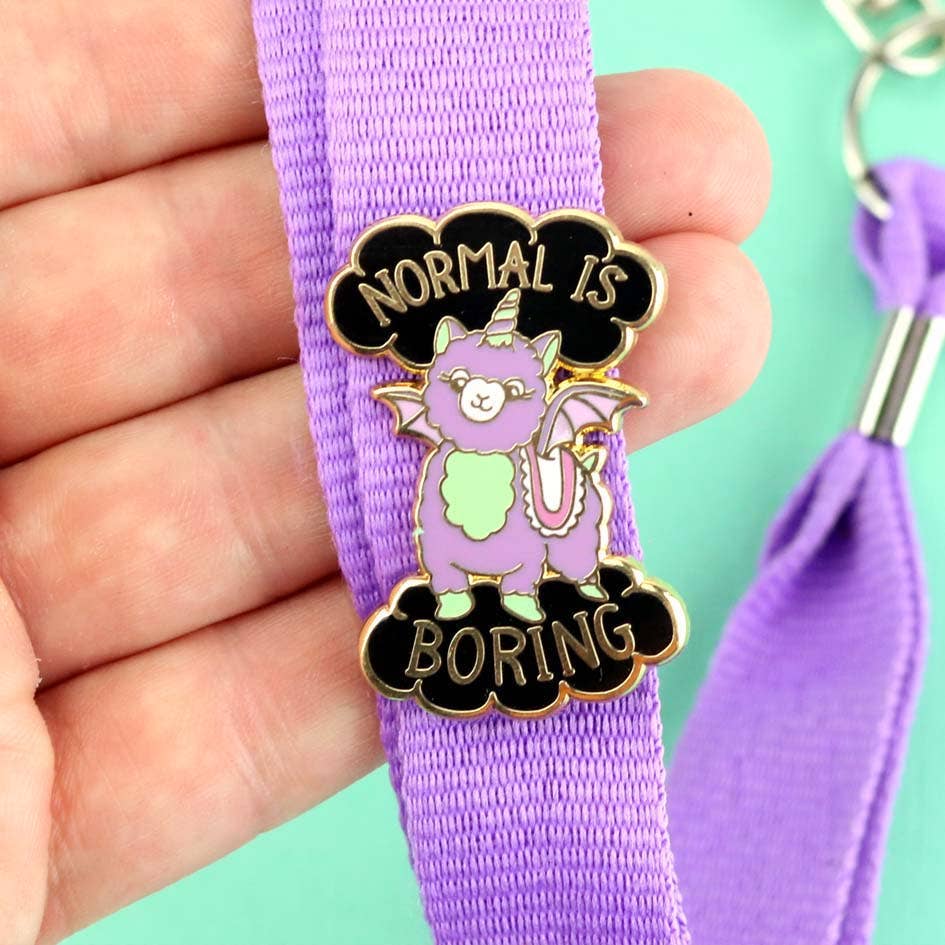 Jubly-Umph - Normal Is Boring Lapel Pin
