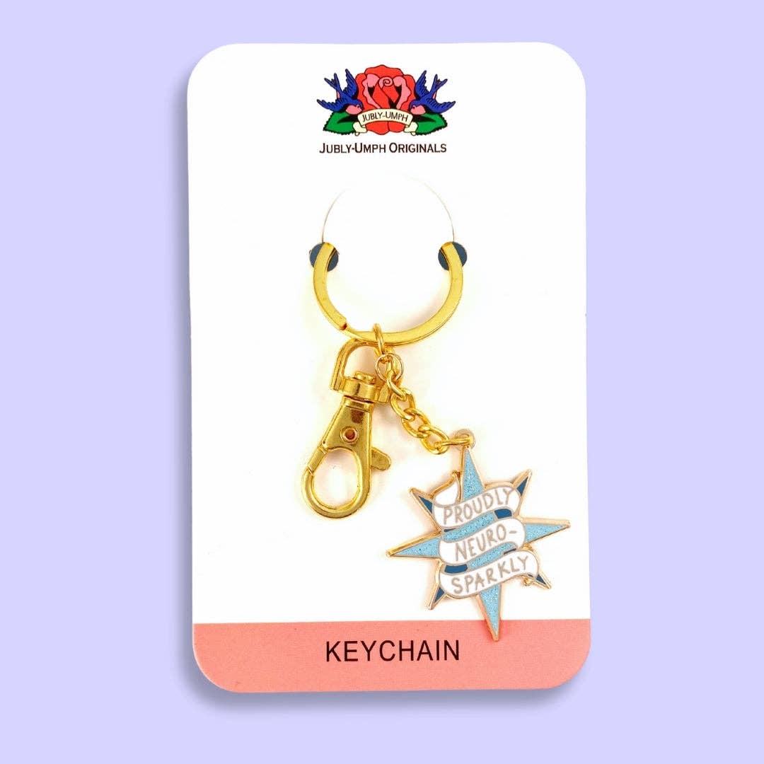 Jubly-Umph - Proudly Neuro-Sparkly Keychain