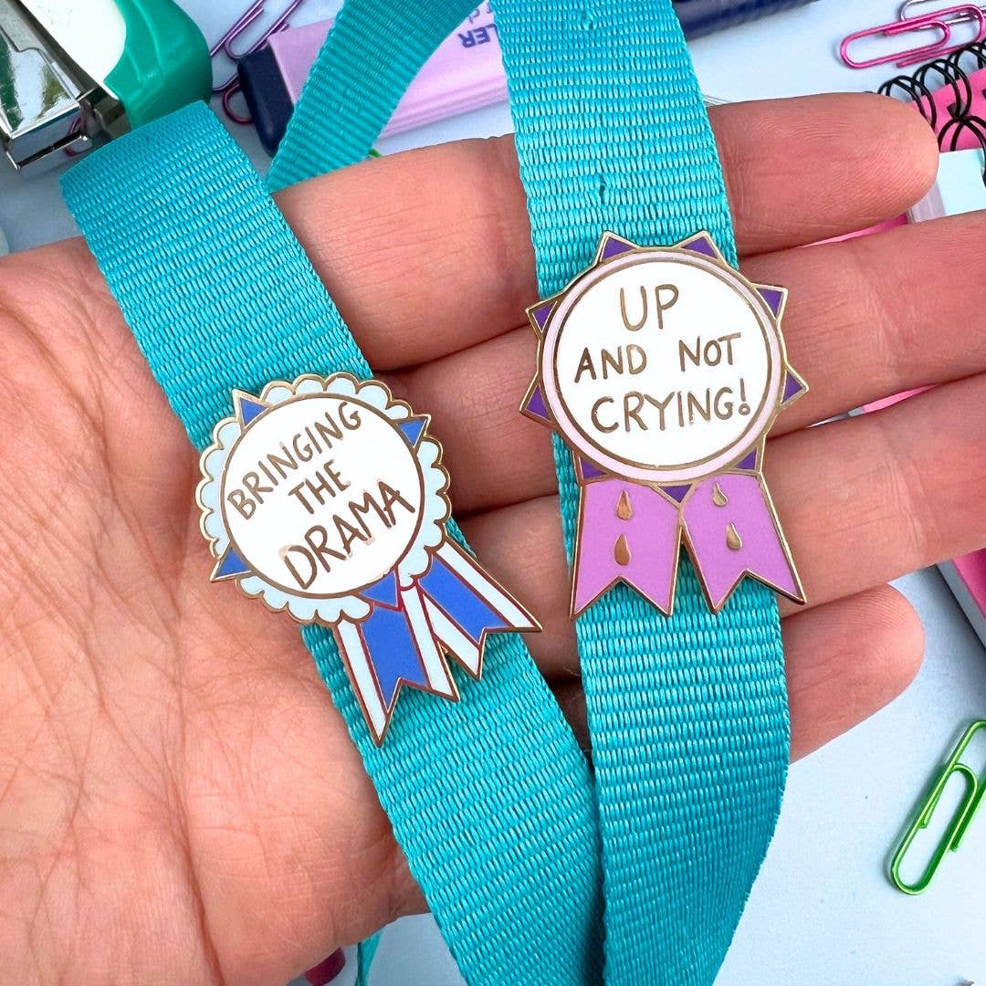 Jubly-Umph - Bringing The Drama Award Lapel Pin