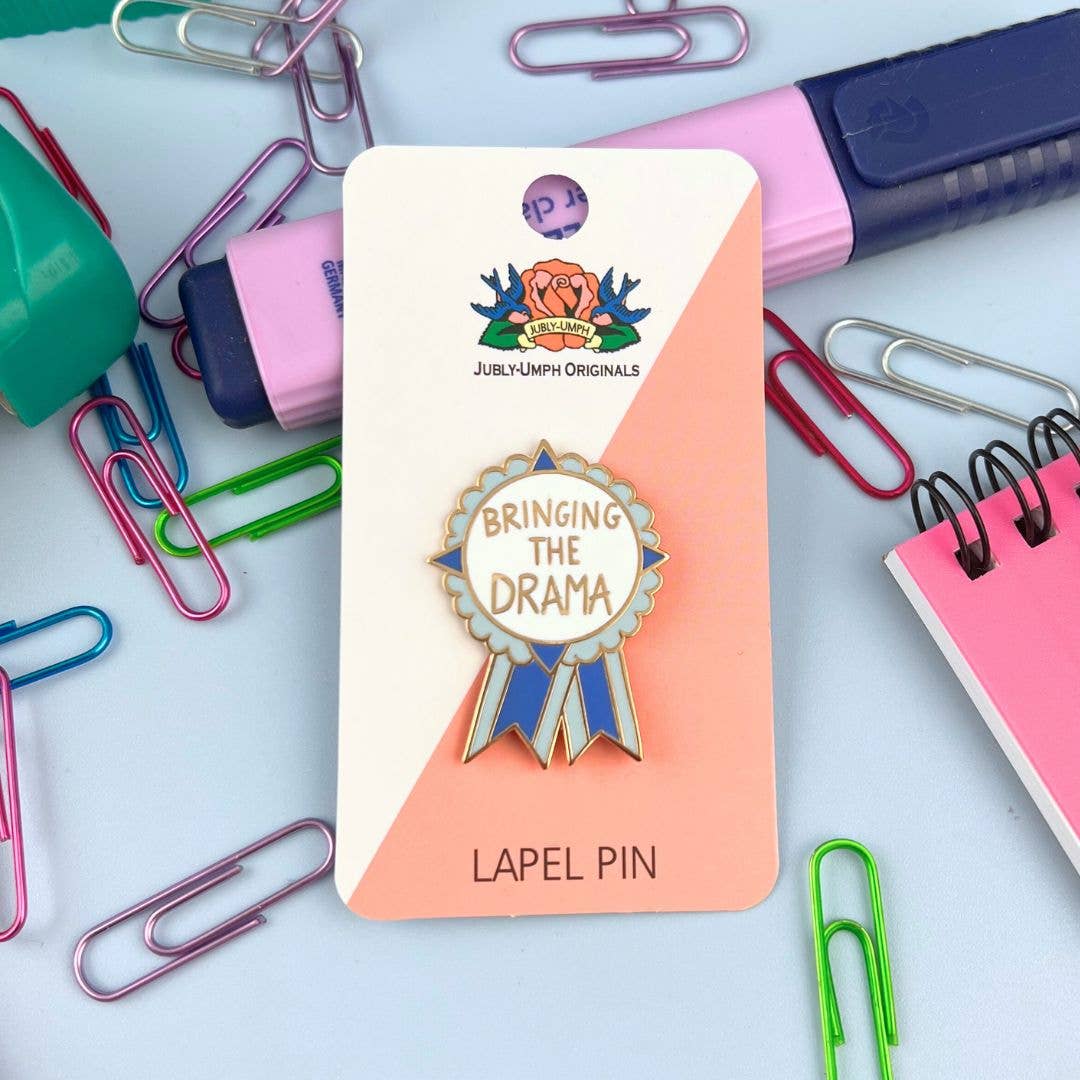 Jubly-Umph - Bringing The Drama Award Lapel Pin