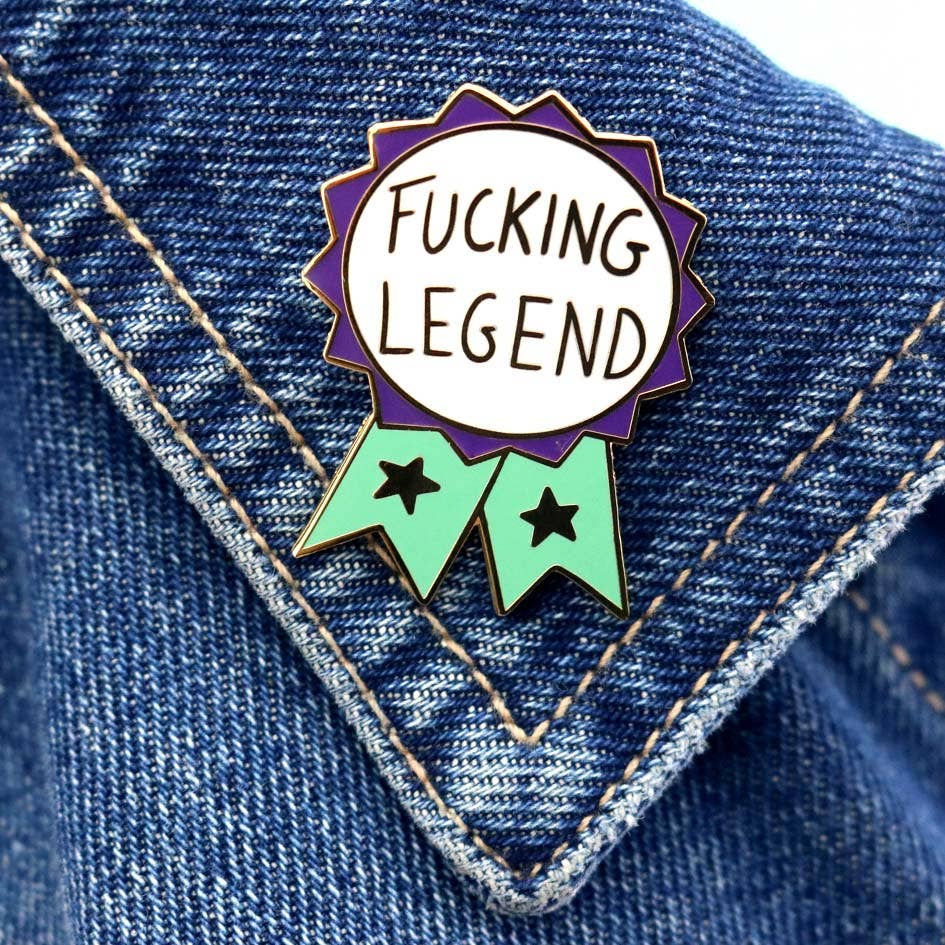 Jubly-Umph - Fucking Legend Lapel Pin