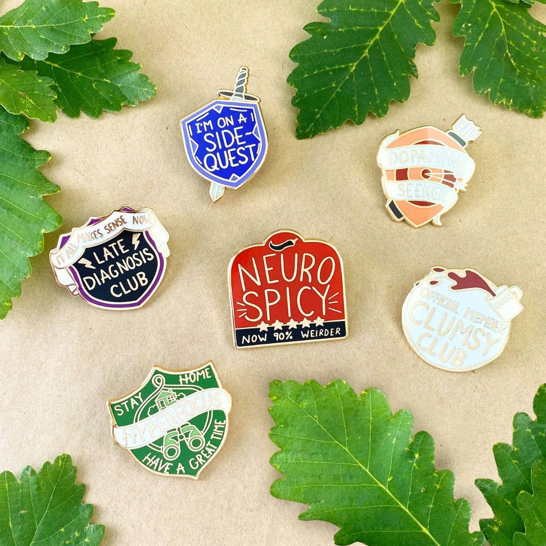 Jubly-Umph - I'm On A Side Quest Lapel Pin