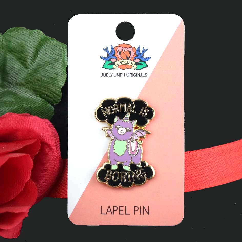 Jubly-Umph - Normal Is Boring Lapel Pin