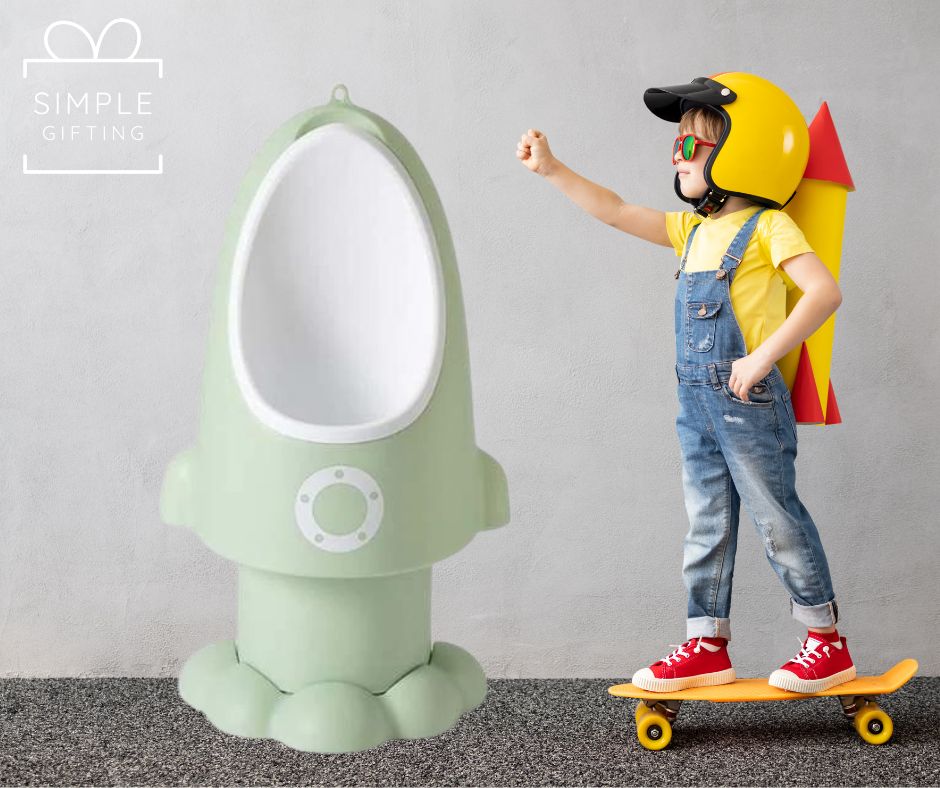 Green Rocket Potty – The Ultimate Potty and Urinal Training Tool for Growing Boys