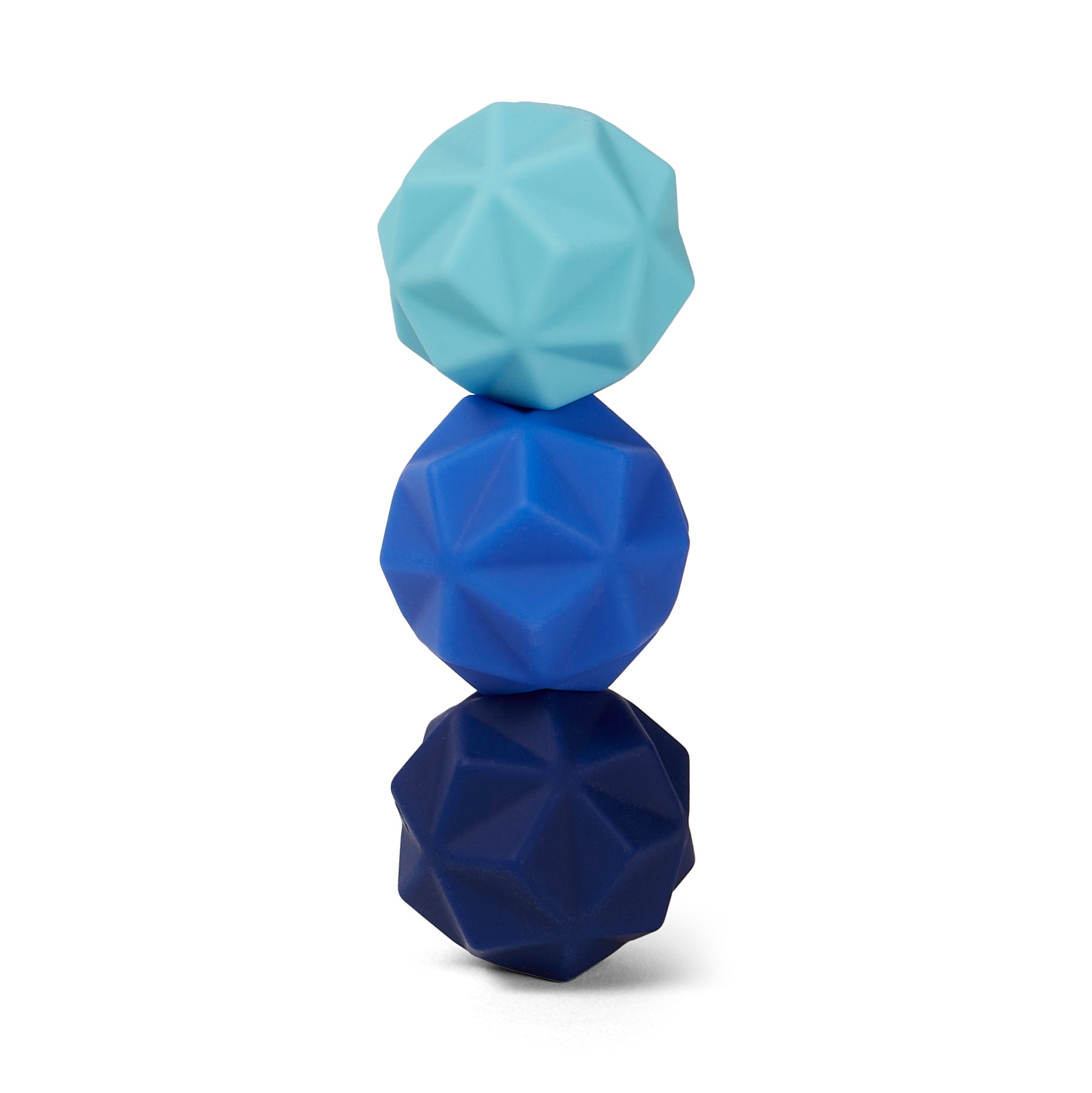 Soft Silicon covered Fidget Magnets: 3pc Set in Blue By Speks