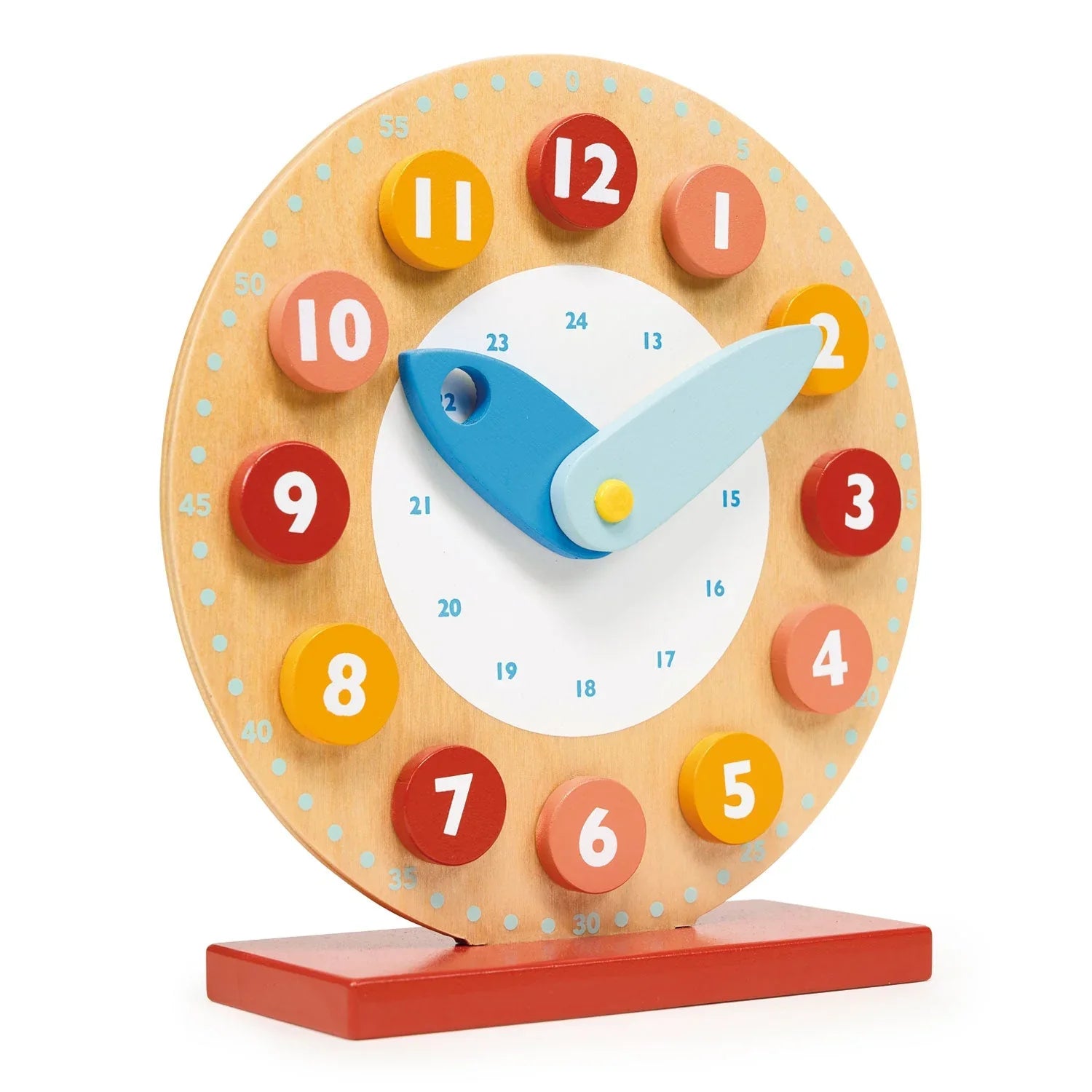 Teaching Clock – Mentari | Wooden Educational Toy NZ