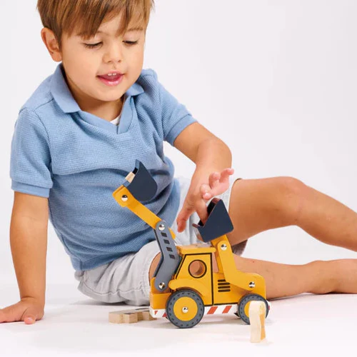 The Backhoe – Mentari | Wooden Excavator NZ