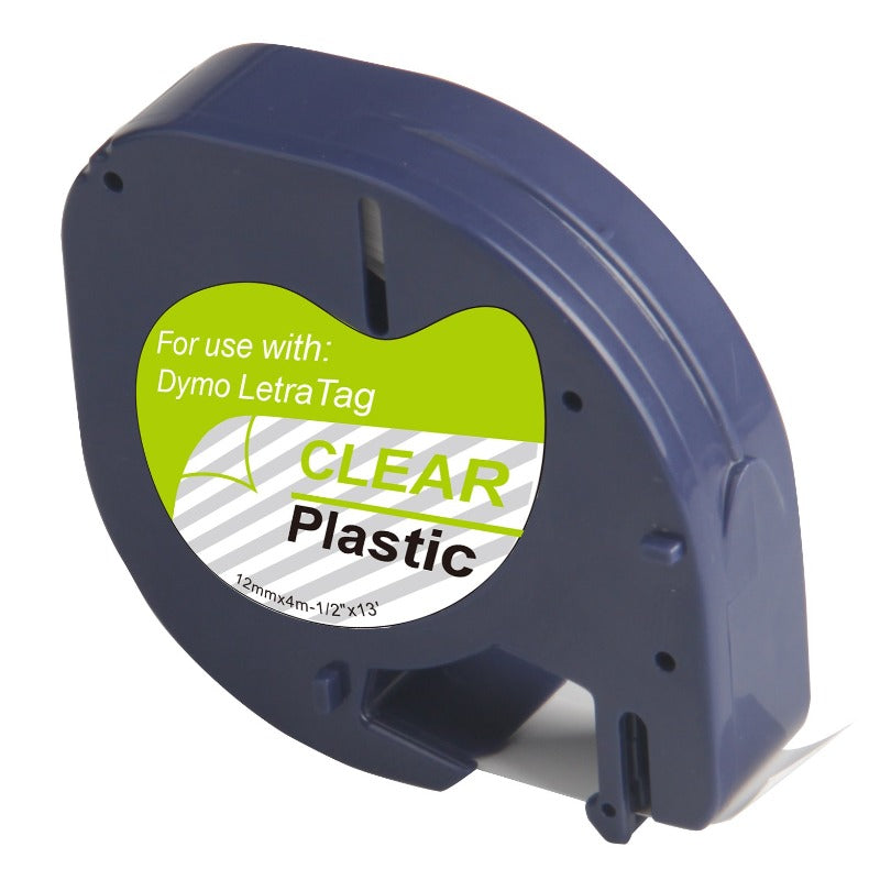 Compatible Black-on-Clear Label Tape Cassette: Substitute to Dymo LT 16952 by Items Online Ltd