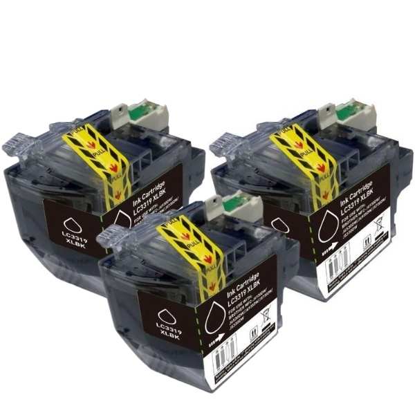 Compatible Black Inkjet *Triple Pack*: Substitute to Brother LC3319XL by Items Online Ltd