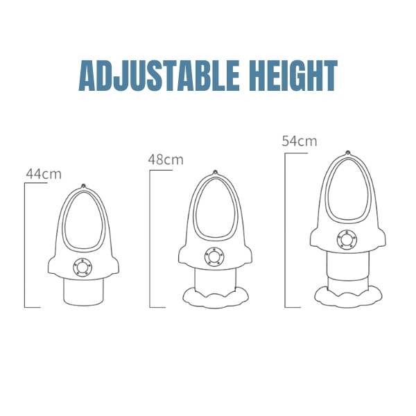 Blue Rocket Potty – The Ultimate Potty and Urinal Training Tool for Growing Boys