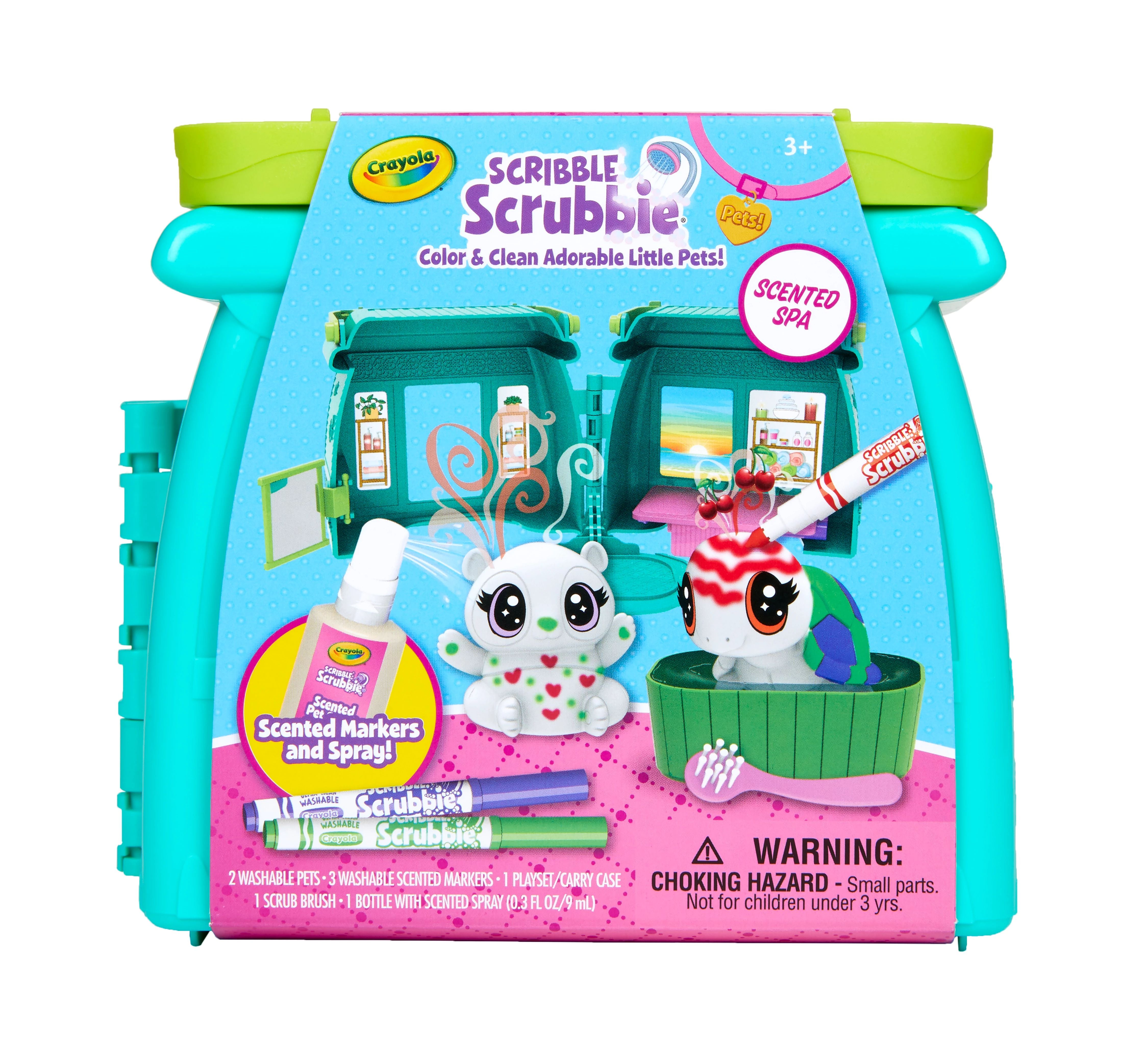 Scribble Scrubbie Pets Scented Spa by Crayola