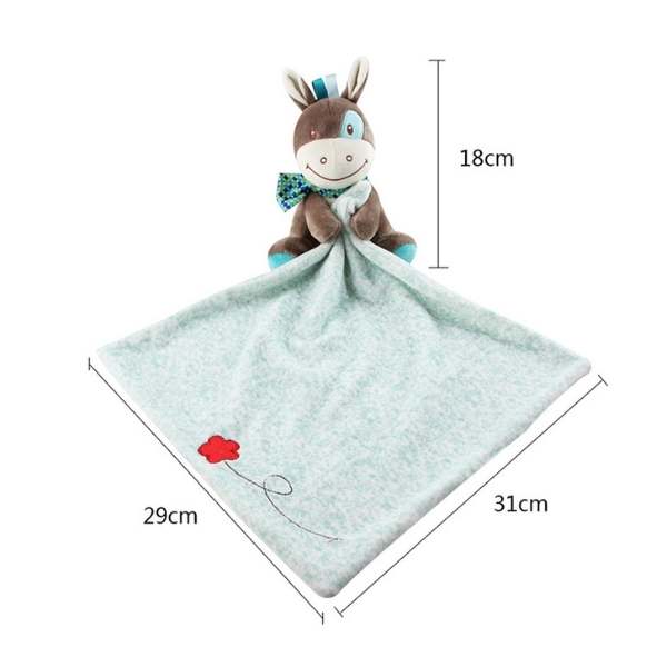 Exceptionally Snugly Donkey Comforter for Baby