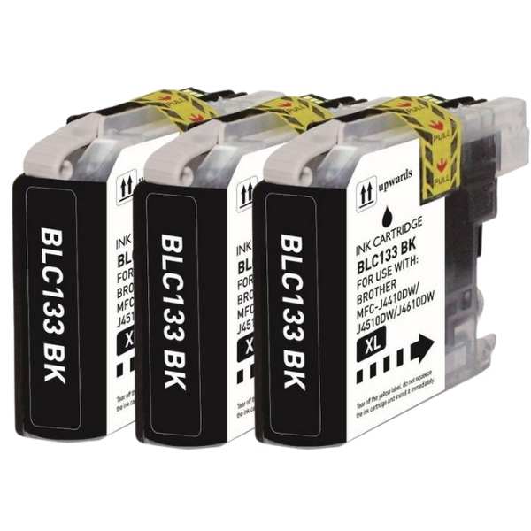Compatible Black Inkjet *Triple Pack*: Substitute to Brother LC133 by Items Online Ltd