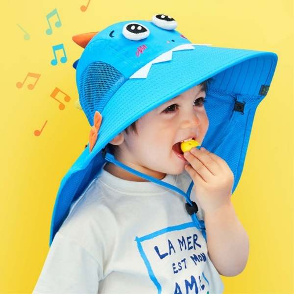 Lemonkid Monster Wide Brim Sun Hat for Toddlers – Extra Coverage