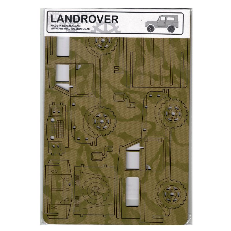Camo Green Land Rover by Abstract Designs